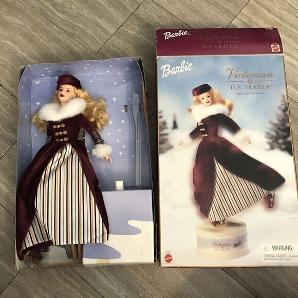 2000 Special Edition VICTORIAN ICE SKATER BARBIE Doll #27431 new in box - Picture 1 of 10